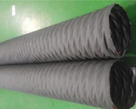 Ống gió mềm simili phi 500 – chống rách, chống mài mòn vượt trội. Ống gió mềm simili phi 500 – bền bỉ, dẫn khí lưu lượng lớn.