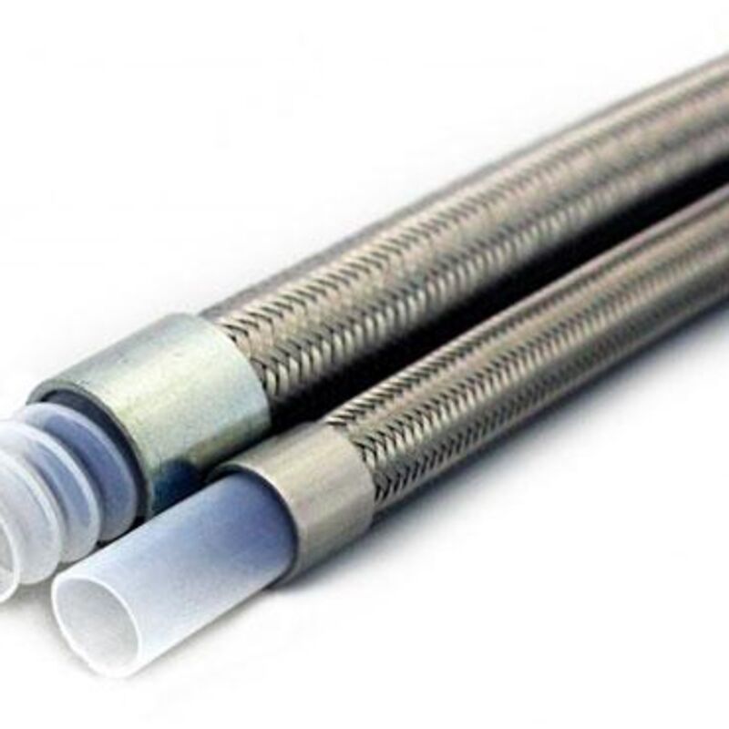 Ống Mềm Teflon Bọc Inox – Công nghệ PTFE tiên tiến, lưới inox gia cường, chịu nhiệt từ -40°C đến 260°C, phù hợp cho dẫn dầu, khí và hóa chất an toàn!