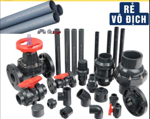 Các loại van nhựa uPVC Sch80